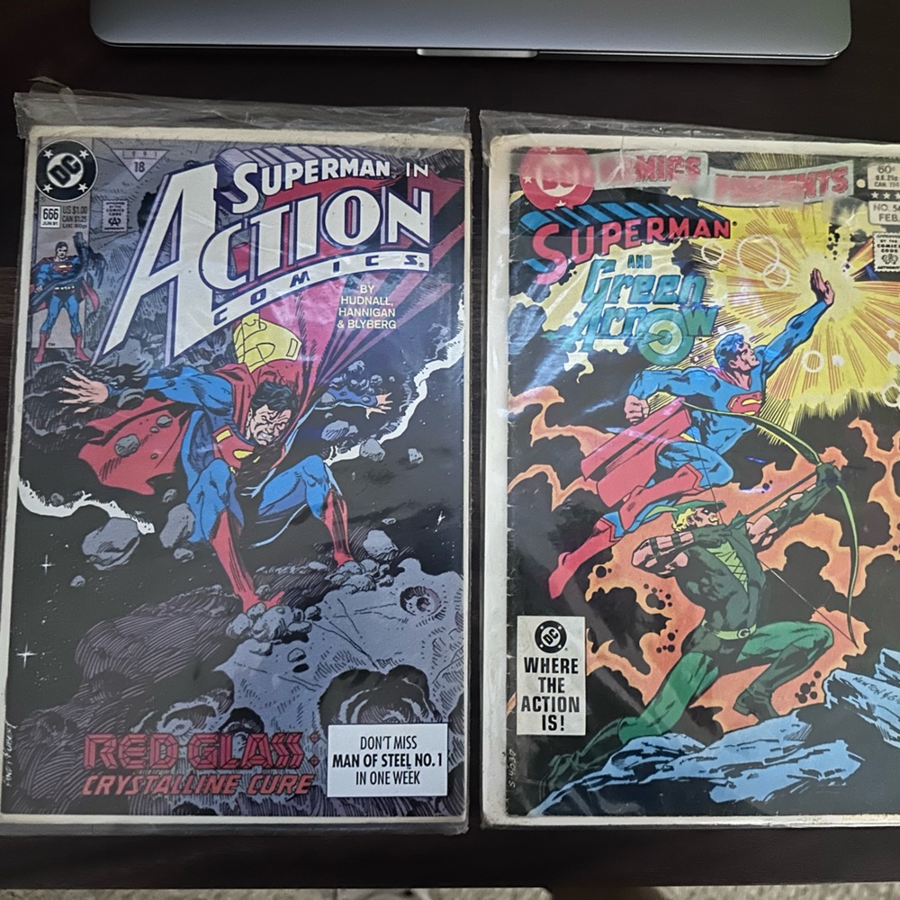 Superman DC comic 4 piece